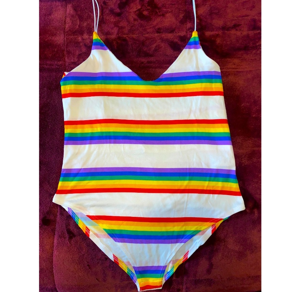 Rainbow pride bodysuit